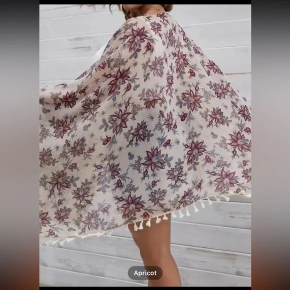 Floral Kimono 2X NWOT - Picture 5 of 6